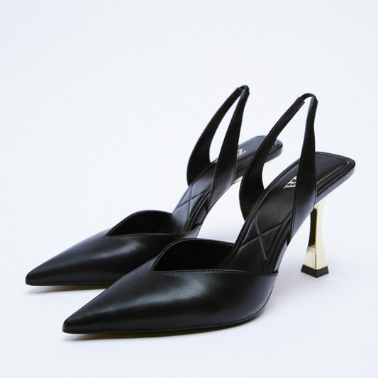 Pointed Toe Stiletto Heel Pumps