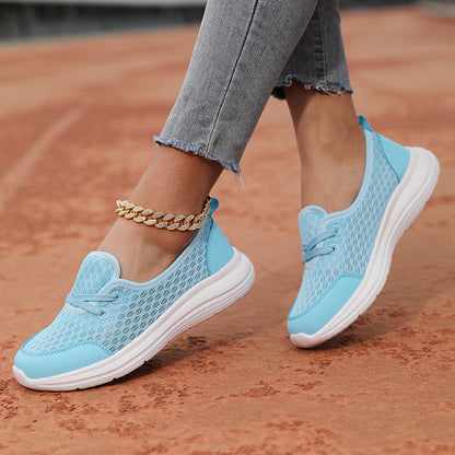 Mesh Lace-Up Sneakers